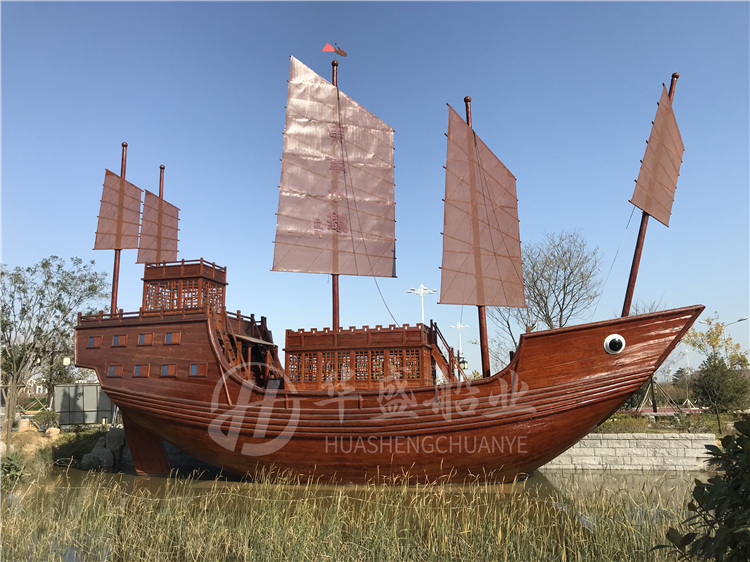 东夷小镇20米郑和宝船